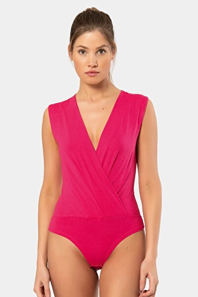 TÜREN Жіночий боді з круазеним коміром і товстими бретелями, модель 3502 - на...