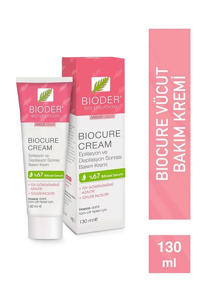 Bioder Biocure Cream - 130ml Hair Reducing Cream, Pack of 5 for Body Area
