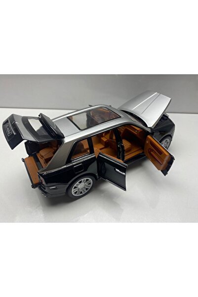 Hepsilazım Rolls Royce Metal Model Araba Metal Oyuncak Araba 1.24 Koleksiyon Araba Kapılar Açılır Sesli Işıklı