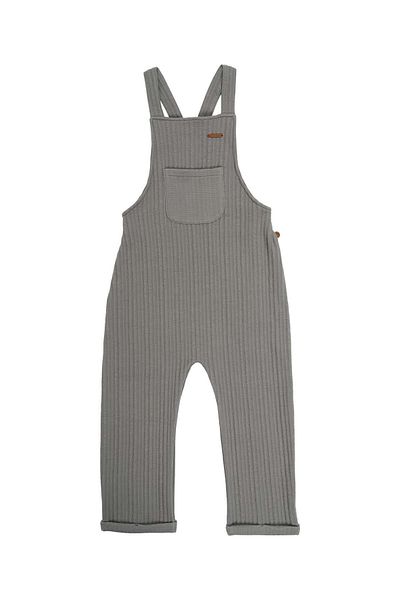 Little Gusto Quilted Salopet Kids Gray