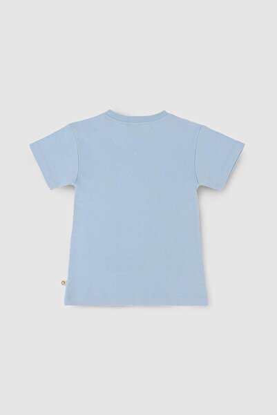 Little Gusto Bamboo Kids T-Shirt Blue
