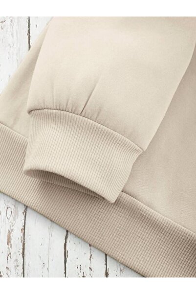 AFROGİYİM Unisex Back Mary Printed Oversize Hoodie