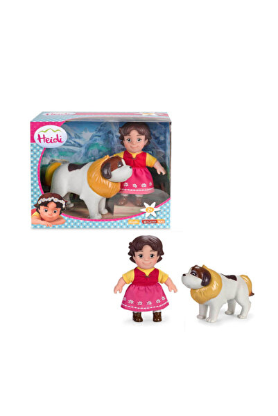 ADEL OYUNCAK Lisanslı Heidi Et Bebek Ve Köpeği Joseph