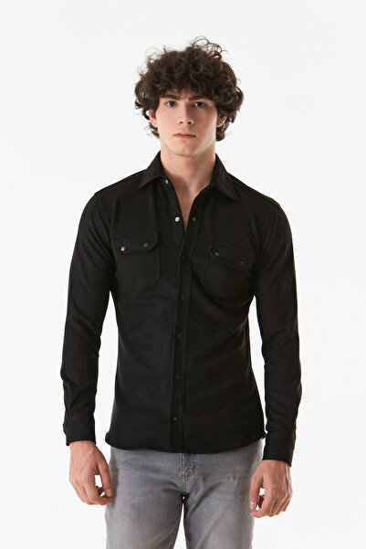 Fulla Moda Πουκάμισο με διπλή τσέπη με κούμπωμα