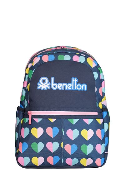 United Colors of Benetton Mini rucsac cu model de inimă pentru fată
