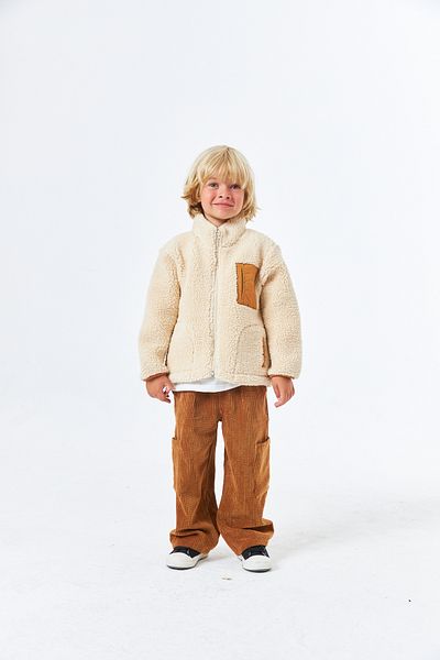 Serbend (Sce-1314) Serbend Kids Boy's Velvet Pants with Pockets