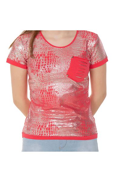 Toontoy Laser Cut Girl's T-shirt - Foil Printed Complete
