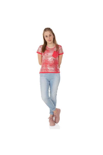 Toontoy Laser Cut Girl's T-shirt - Foil Printed Complete