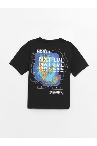 LC Waikiki Boy - Crew Neck and Printed Short Sleeve T-Shirt