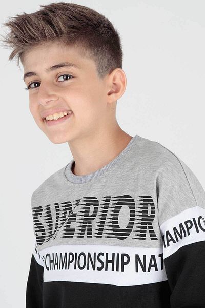 AHENGİM Hanorac cu imprimeu superior pentru băiat - Ak15118