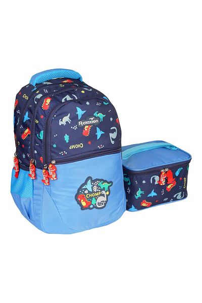 Relaxion Primary School Backpack and Lunchbox with Chomp Figure