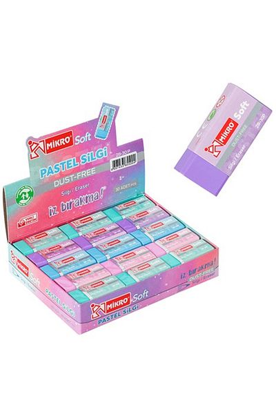 Mikro Eraser Soft Pastel 2b-30p (Pack of 30)