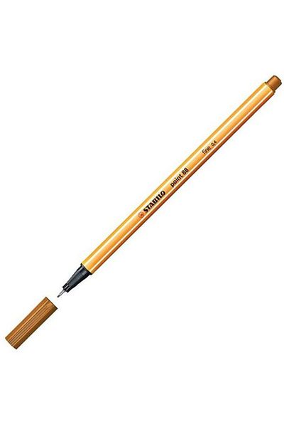 Stabilo Felt Tip Thin Pen (10 Pieces) 88 Point 0.4 Mm Khaki 88/8