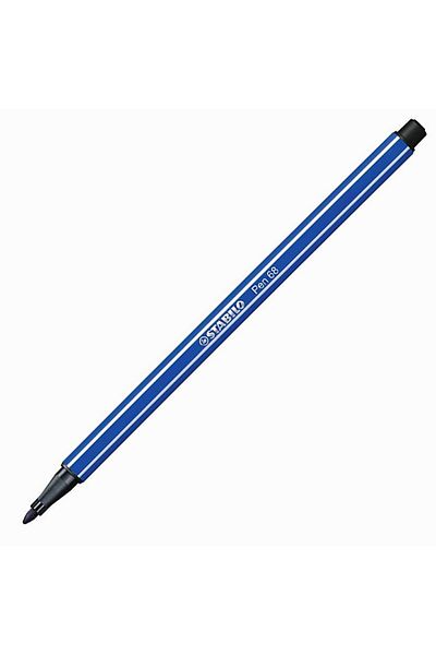 Stabilo Felt Tip Crayons 1 mm Dark Blue (10 Pcs)68/32