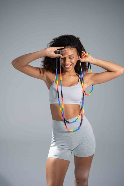 JoinMeli Boncuklu Atlama Ipi Rengarenk