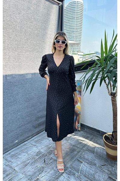 Kübra Tekstil Rochie cu mânecă cu balon