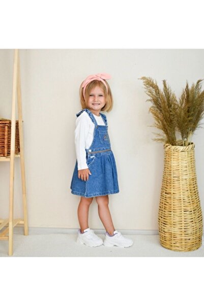 Kamber Sisters Kız Çocuk Nakışlı Kot Jile