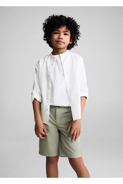MANGO Kids Σορτς βερμούδας από βαμβακερό Chino Slim Fit