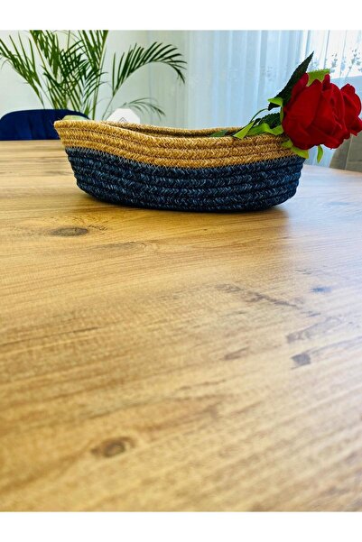 JÜTEX HOME Coș de pâine din răchită și iută 30x20x10 - Depozitare și organizare