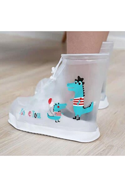 Butik SU GEÇİRMEZ YIKANABİLİR DAYANIKLI YAĞMUR KORUYUCU ÇOCUK GALOŞ - DİNAZOR...