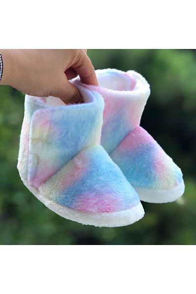 Pandalina Papuci pentru copii - Model hologramă, Velcro, Talpă anti-alunecare Grădiniță Creșă Acasă Pantofi