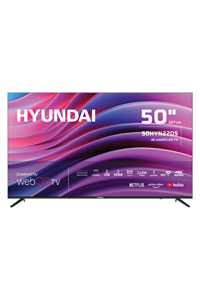 Hyundai 50HYN2205 50" 127 Ekran 4K Ultra HD WebOS TV