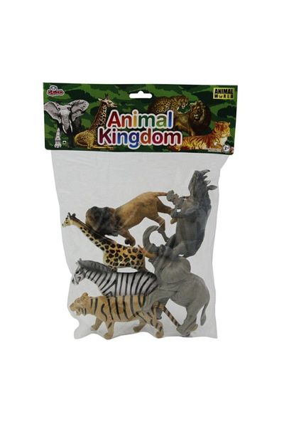 Vardem 6 Pieces 13 Cm Animal Set Wild Animals