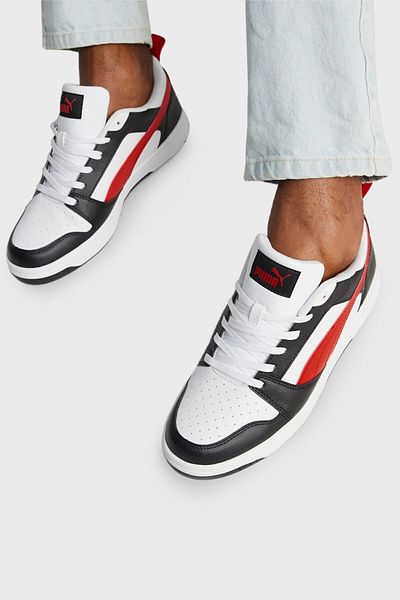 Puma Rebound Low Logo Casual Sneaker Παπούτσια Ανδρικά ΠΑΠΟΥΤΣΙΑ 39232804