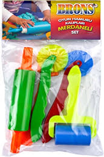 Brons مجموعة قوالب صلصال اللعب الدوارة