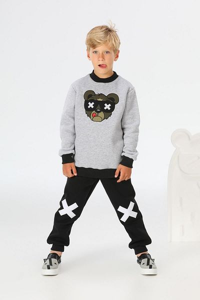 LupiaKids Xx Bear Boy طقم رياضي سفلي Lp-22win-002