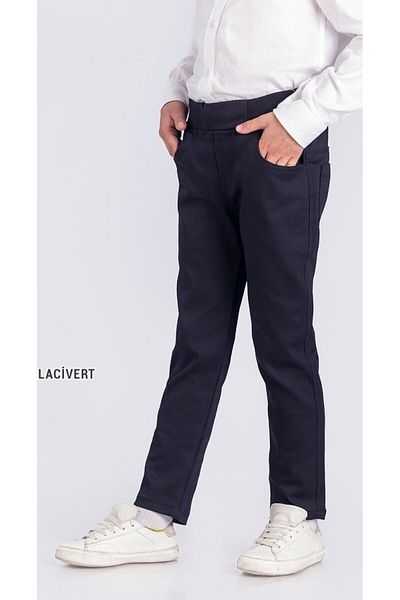 Mıstık Bebe School Trousers - Elastic Waist Design