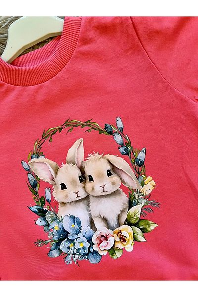 enes baby Σετ αθλητικής φόρμας για κορίτσια 2ip - Rabbit Seasonal