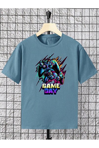 ÇocukçaGiy Tricou pentru copii imprimat console de jocuri - 100% bumbac piept...