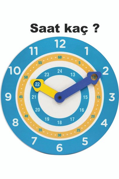 212toyzz Montessori Wooden Clock Learning Educational Kids Educational