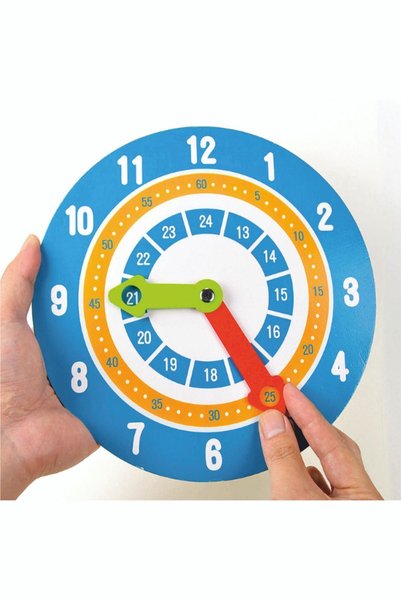 212toyzz Montessori Wooden Clock Learning Educational Kids Educational