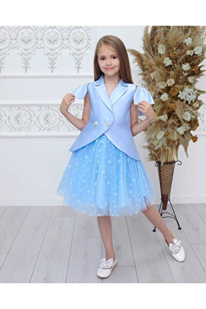 By Feyza Kids Collection ΚΟΡΙΤΣΙΤΙΚΟ ΒΡΑΔΙΝΟ ΦΟΡΕΜΑ, ΣΕΤ ΣΑΚΑΚΙ&ΦΟΥΣΤΑ