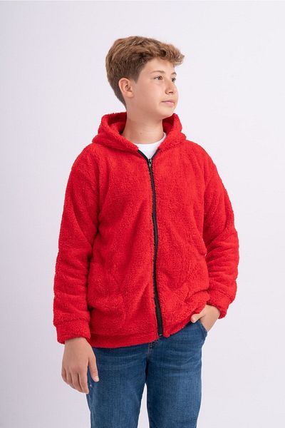 Sweets Collection Unisex Girls Boys Young Children's Fleece Welsoft Plush Pocket Hooded Jacket