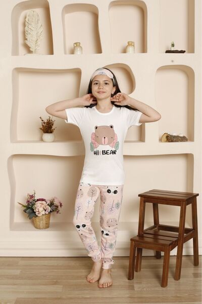 Minimoon Set de pijamale pentru fete - Banda de dormit în interior