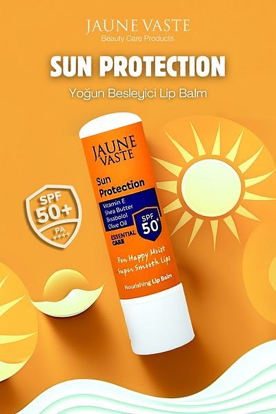 Jaune Vaste Lip Balm Sun Protection Spf50 Intensive Nourishing Sunscreen Lip Care Stick