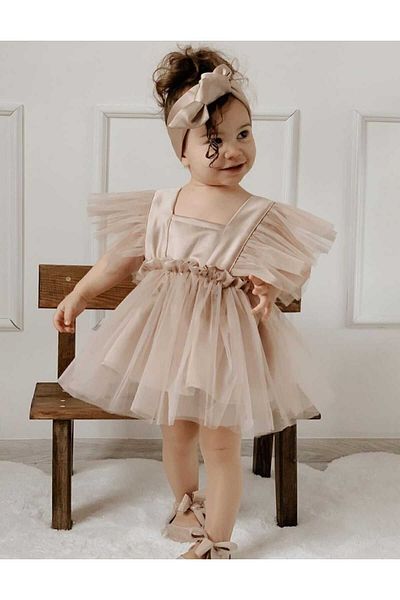 Süslüm Kids Rochie de Seara Copii Rochie Roz