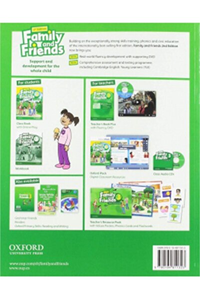 OXFORD UNIVERSITY PRESS Family And Friends 3 Class Book + Workbook + 2 Dvds