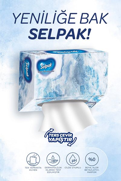 Selpak ®   Set of 4 Hand and Face Towels - 320 Sheets Boxed