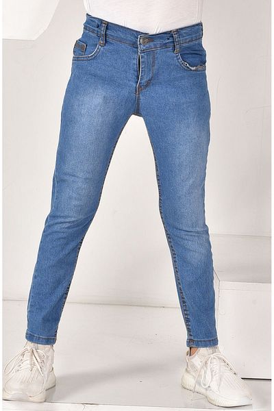 MORE KIDS Boy's Light Blue Lycra Jeans