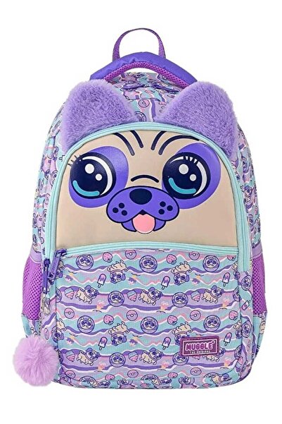 MUGGLE Mu-6962 Куче - Лилава училищна чанта