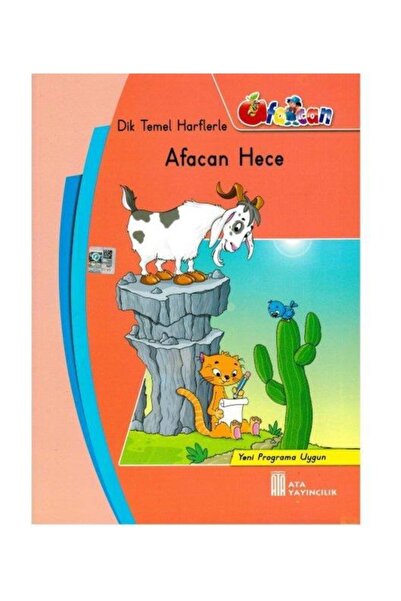 Ata Yayıncılık Afacan Hece Kitabı - Dik Temel Harf -