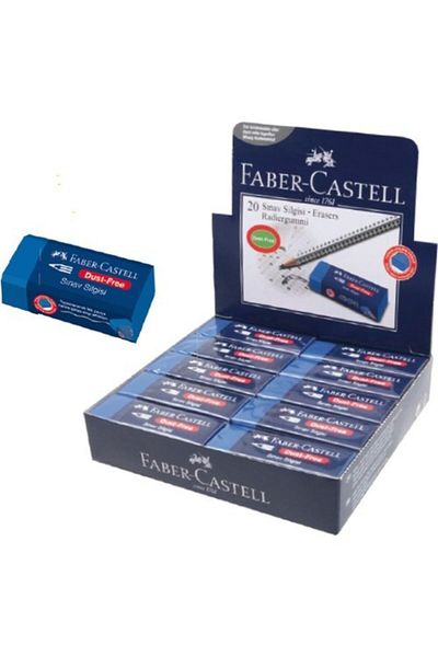 Faber Castell Faber-Castell Exam Eraser - 18/72/12mm, Pack of 20 ( 1301872 -20)