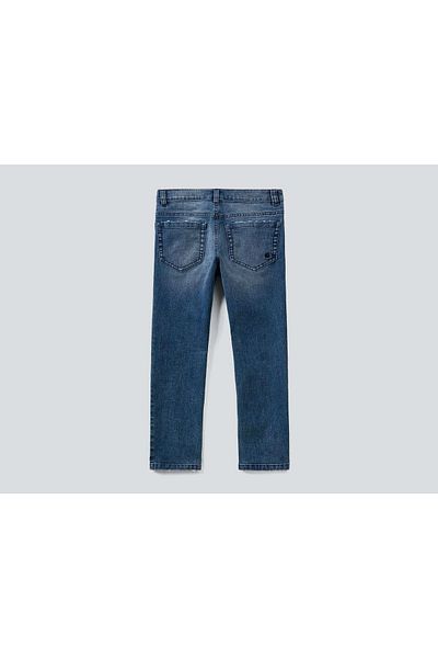 United Colors of Benetton Панталон Benetton Eco-recycle Slim Fit Strech Denim