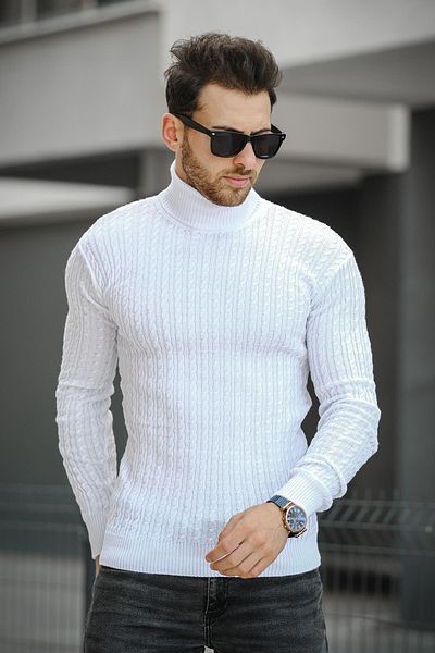 Oksit Body pentru bărbați Turtleneck Seka 821 Slim Fit Hair Braid
