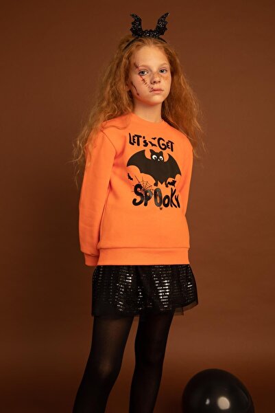 DeFacto Hallowen Themed Girl's Tulle Skirt - Y8951A622Wn