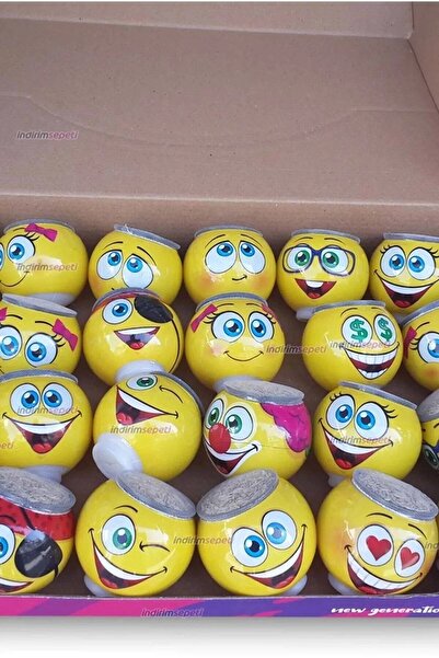 NEWBRENDHOME Çimoji 12 Adet Çim Adam Doğum Günü Parti Ofis Dekor Ilginç Hediy...